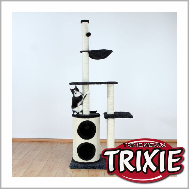 ТРИКСИ Украина - Домик для кошки  TRIXIE - Maqueda(Высота: 192см, Цвет: черный)