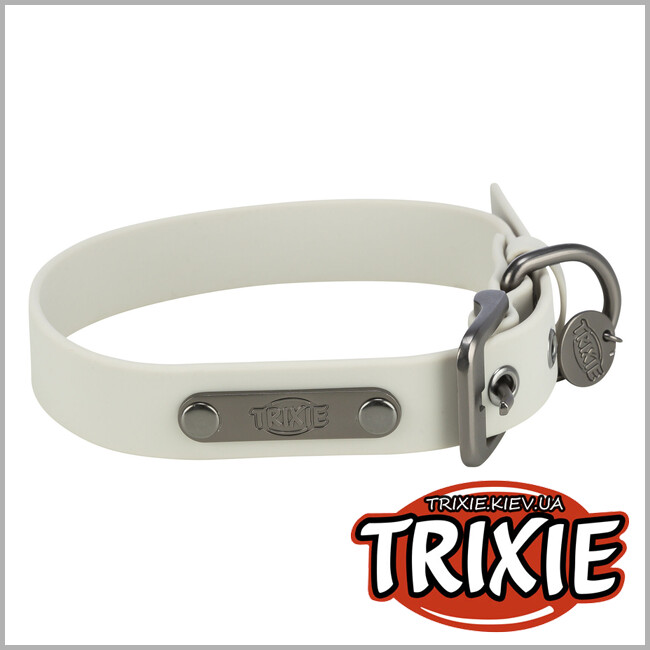 ТРИКСИ Украина - Ошейник для собак Trixie 1971916 CityStyle ПВХ XS–S 25–32 см 20 мм светло-серый