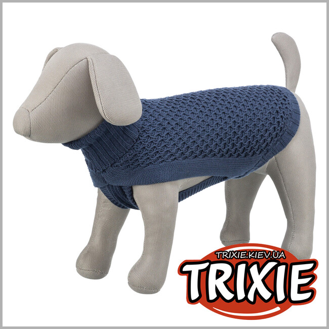 ТРИКСИ Украина - Пуловер для собак Trixie 680087 "Norwood", S: 40см, синий