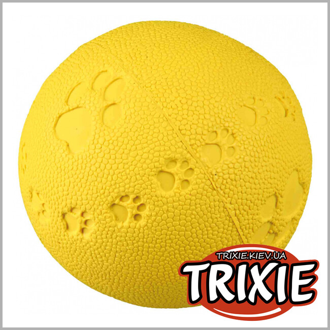 ТРІКСІ Україна - М'яч із пищалкою для собак TRIXIE (Розмір: 9см)