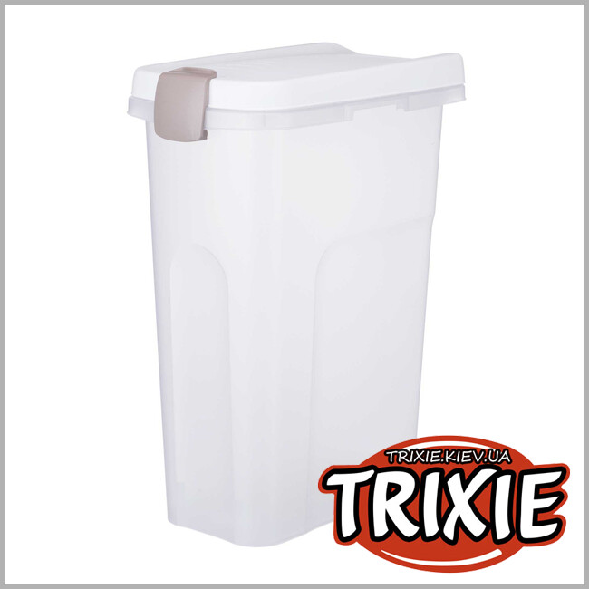 ТРИКСИ Украина - Контейнер для хранения корма TRIXIE (15 л/22 × 41 × 33 cм, белый)