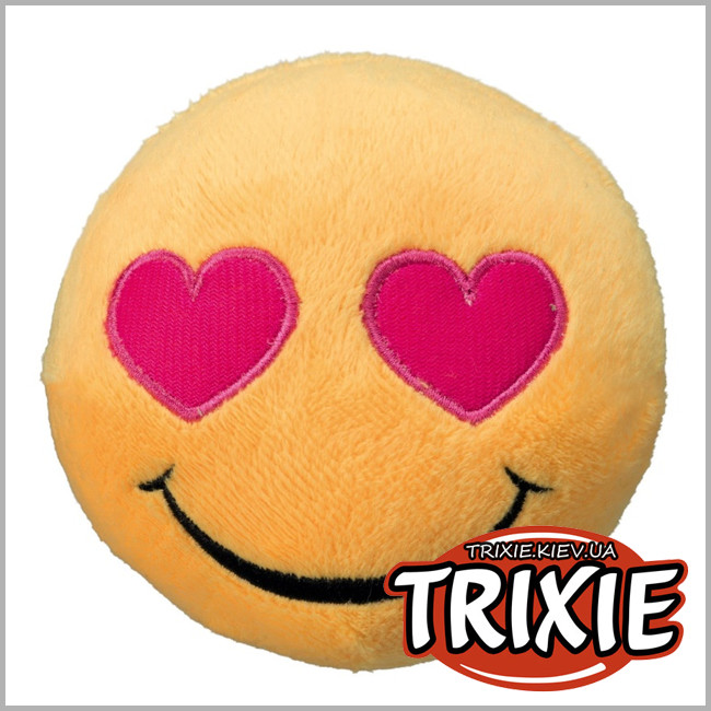 ТРИКСИ Украина - Игрушка смайл  TRIXIE (плюш со звуком 9см)