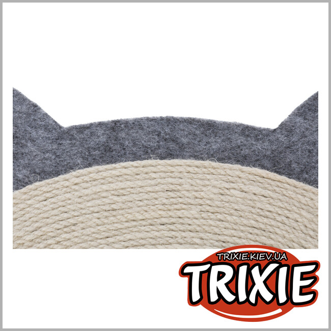ТРІКСІ Україна - Кігтеточка у вигляді килимка TRIXIE (40 × 35 см, колір: натуральний/сірий)