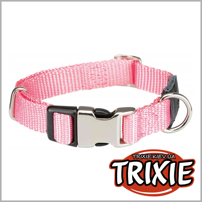 ТРИКСИ Украина - Ошейник Premium-TRIXIE (,L–XL: 45–70см/25мм,фламинго)