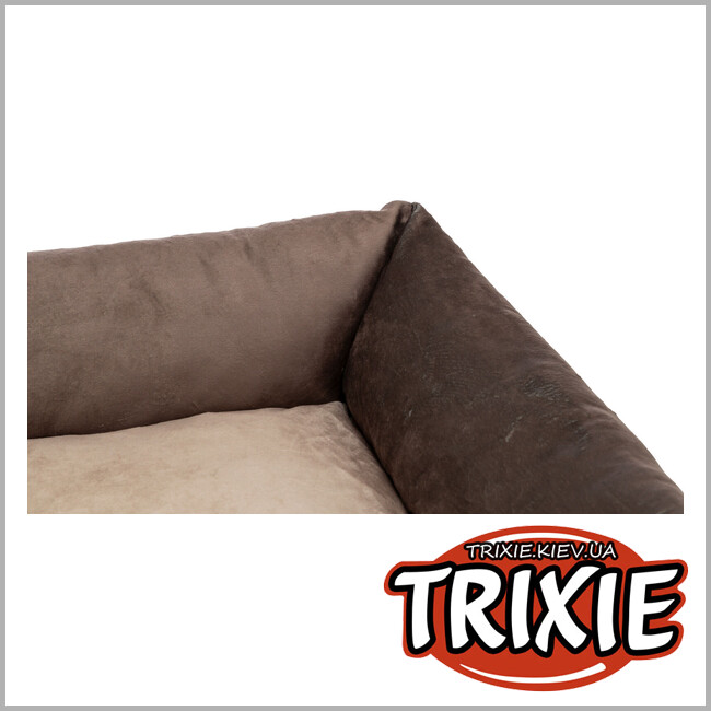 ТРИКСИ Украина - Лежак для собак Trixie 37774 "Lionel" (переработанный флис), 50х40см, коричневый/беж