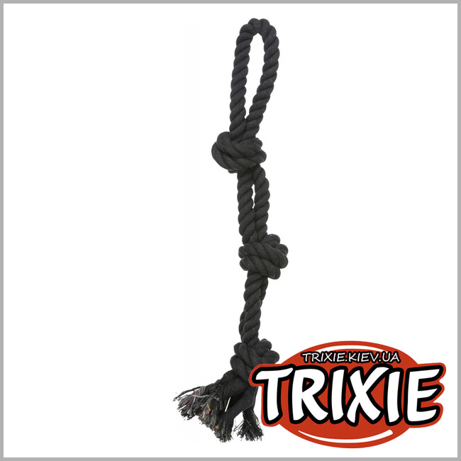 ТРИКСИ Украина - Канат с 3 узлами  Trixie DentaFun Playing Rope (500g / 60cm)