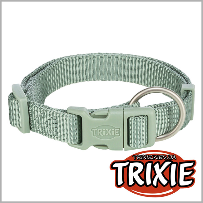 ТРИКСИ Украина - Ошейник для собак Trixie 202234 "Premium", S: 25-40см/15мм, шалфей