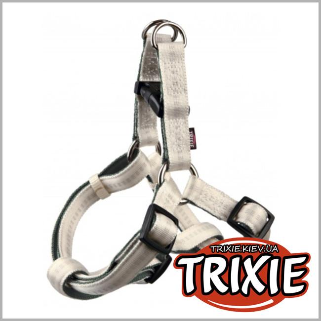ТРІКСІ Україна - Шлейка для собак TRIXIE - Elegance (Розмір:30–40см/10мм, Колір: сірий)