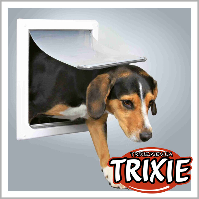 ТРИКСИ Украина - Дверцы для животных Trixie 3878 Free Dog 2-Way Flap + туннельный элемент S–M 30*36 см