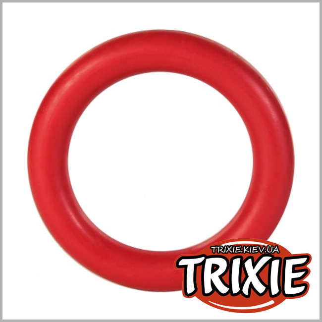 ТРІКСІ Україна - Гумове кільце Trixie Ring Dog Toy (гума 15см)
