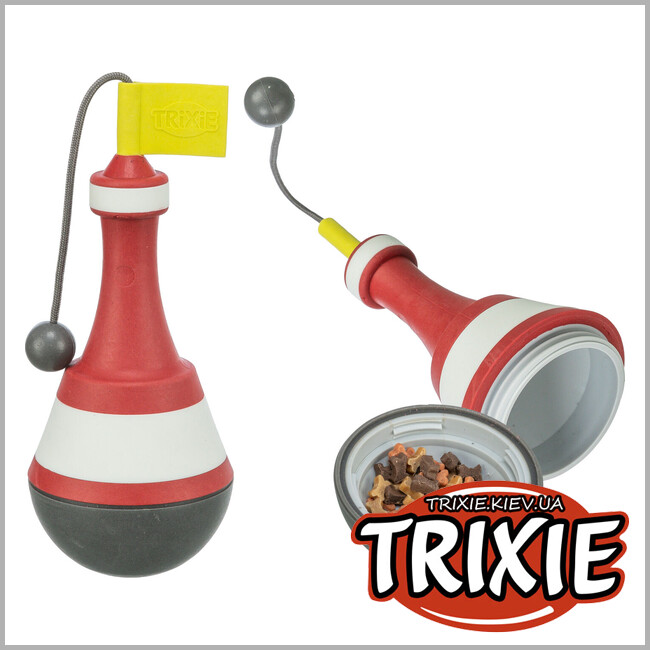 ТРИКСИ Украина - Плавающая игрушка для лакомства Trixie 33456 "Буй" (резина), 19см