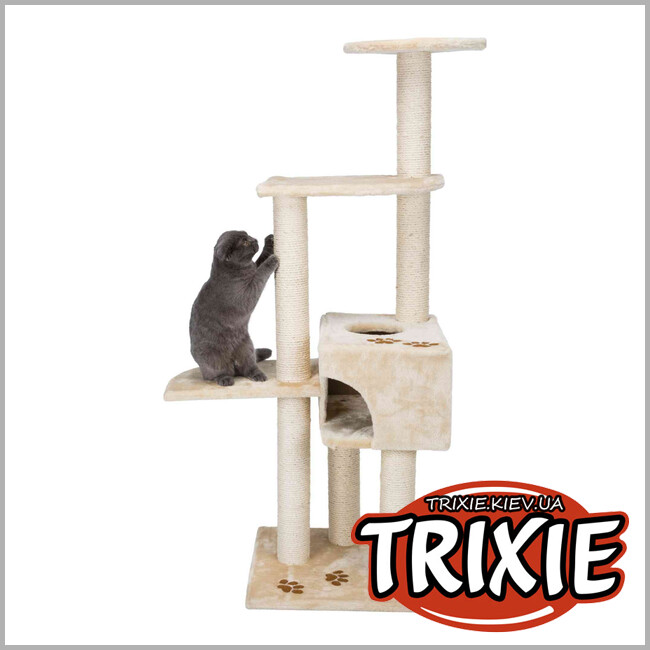 ТРИКСИ Украина - Домик для кошки TRIXIE - Alicante (Высота: 142см, Цвет: бежевый)