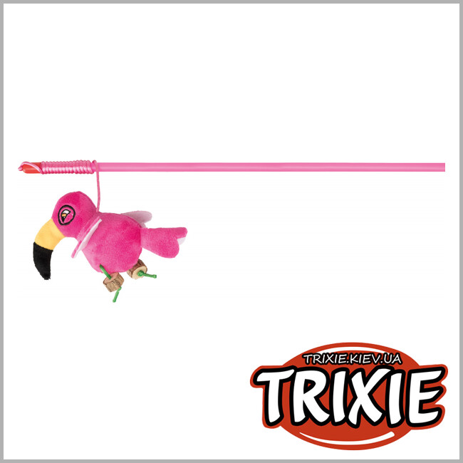 ТРИКСИ Украина - Игрушка удочка с туканом TRIXIE (50 см)