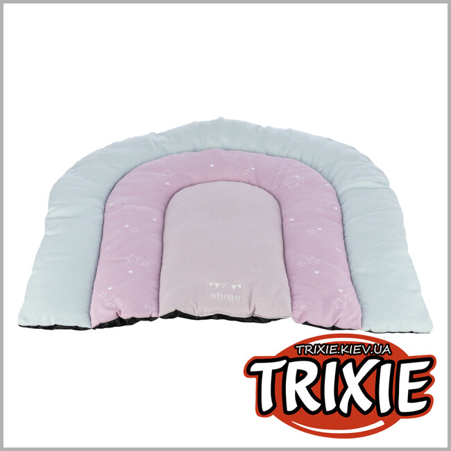 ТРИКСИ Украина - Junior Trixie 38247 лежак "Patchwork", 68х62см, мятный/светло-сиреневый/розовый