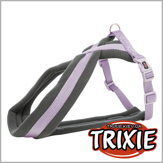 ТРІКСІ Україна - Шлейка для собак Premium-TRIXIE (XXS-XS: 26-38см/10мм, бузковий)