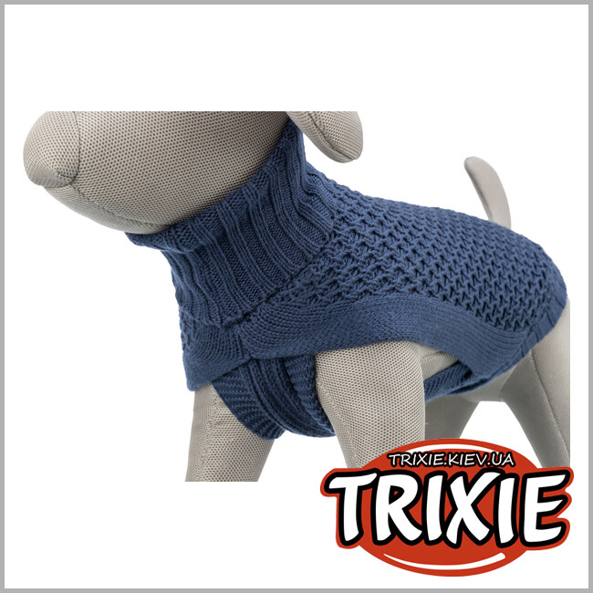 ТРИКСИ Украина - Пуловер для собак Trixie 680088 "Norwood", М: 45см, синий