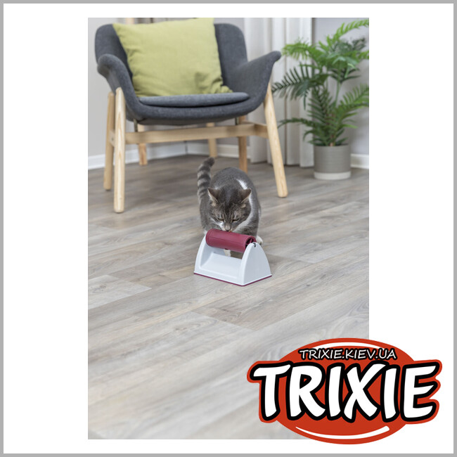 ТРИКСИ Украина - Cat Activity развивающая Trixie 45899 игра для кошек "Snack Roll" для лакомства (пластик), 19х12х11см