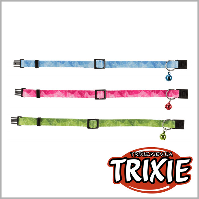ТРИКСИ Украина - Ошейник для котов TRIXIE (полиэстер, разные цвета)