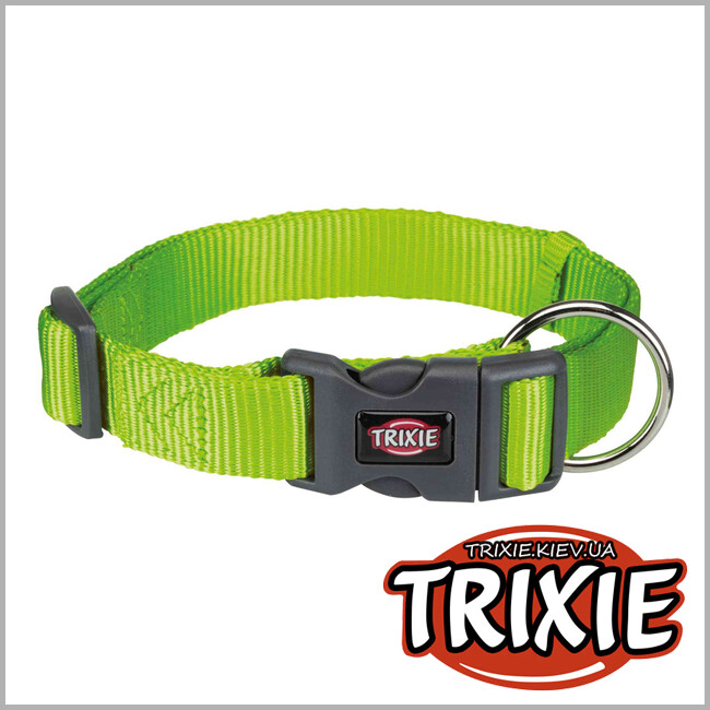 ТРИКСИ Украина - Ошейник Premium-TRIXIE (40–65см/25мм, салатовый)