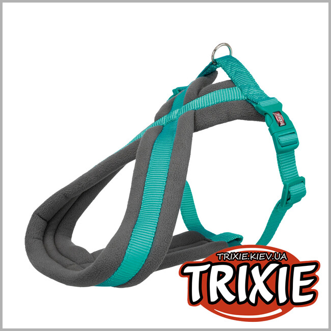 ТРІКСІ Україна - Шлей Premium-TRIXIE (60-100 см/25 мм, океан)