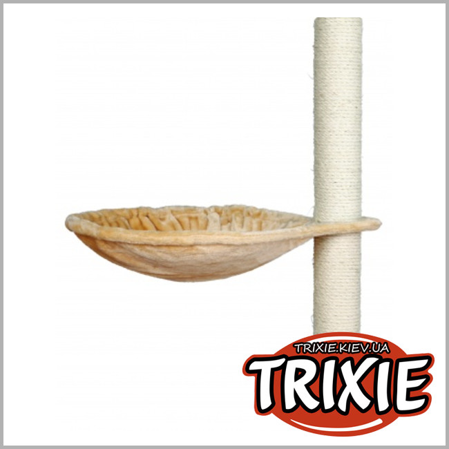 ТРИКСИ Украина - Гамак для кошки с креплением на когтеточку TRIXIE (XL беж 45см)