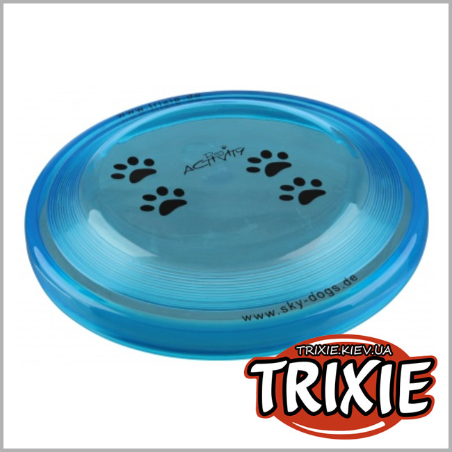 ТРИКСИ Украина - Пластмассовый диск для собак TRIXIE -Activity (Размер: 23см)