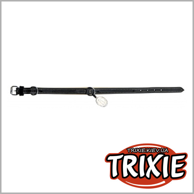 ТРИКСИ Украина - Ошейник кожаный для собак TRIXIE - King of Dogs (Размер:27–32см/18мм)