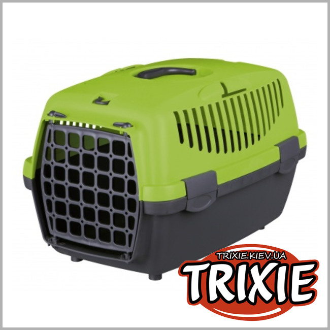 ТРИКСИ Украина - Переноска для собак Trixie Capri Transport Box 1 (зелёный 32*31*48)
