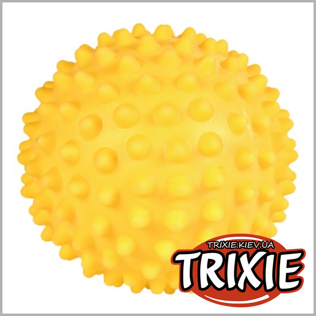 ТРИКСИ Украина - Виниловый мяч с шипами для собак TRIXIE (16см)