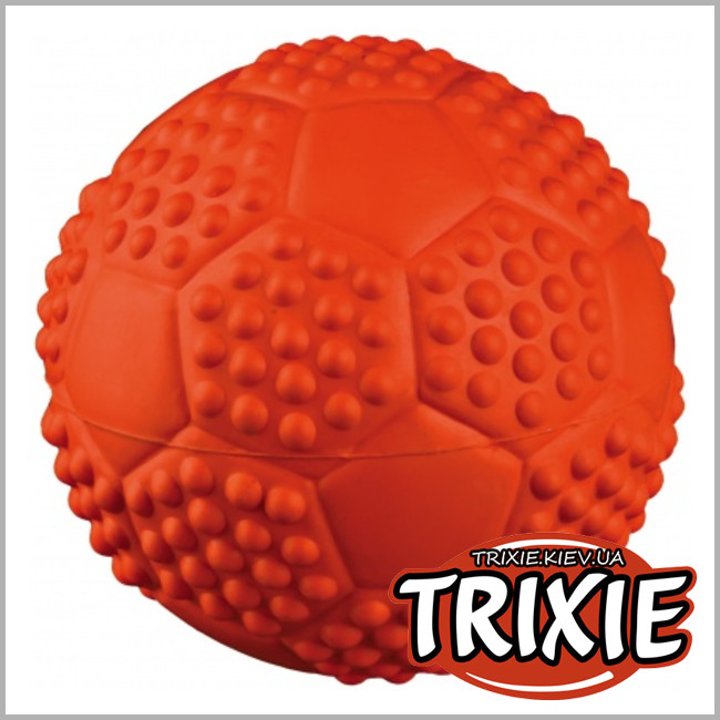 ТРИКСИ Украина - Спортивный мяч с пищалкой для собак TRIXIE (Размер: 7см)