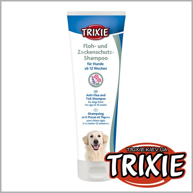 ТРІКСІ Україна - Шампунь від бліх та кліщів Trixie Flea and Tick Shampoo (250мл)