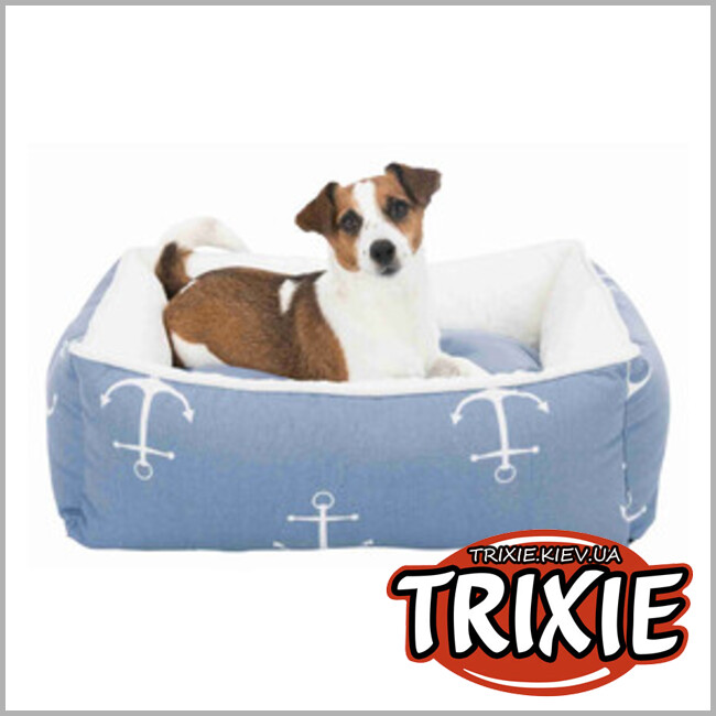 ТРИКСИ Украина - Мягкое место Anchor - TRIXIE (65х50см, синий/белый)