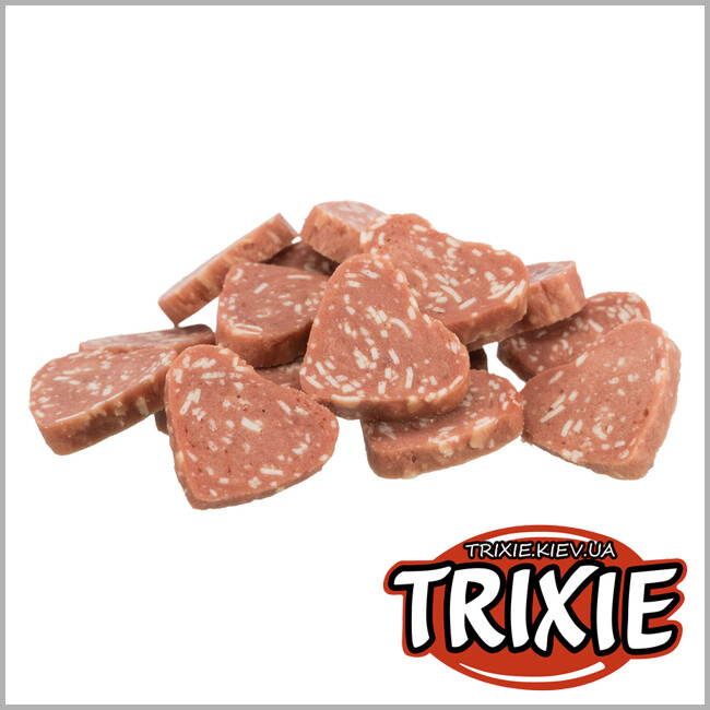 ТРИКСИ Украина - Лакомство для кошек Trixie 42705 PREMIO Ducky Hearts с утиной грудкой и минтай 50г