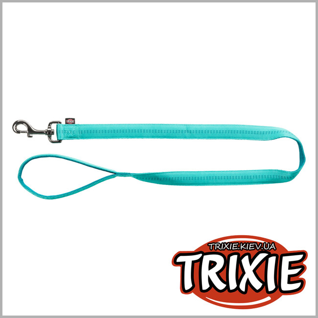 ТРИКСИ Украина - Поводок Softline Elegance - TRIXIE (Размер L-XL: 1.00м/25мм, океан/петроль)