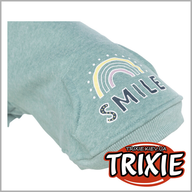 ТРИКСИ Украина - Свитшот для собак Trixie 680815 "Littleton" S: 33см, мятный