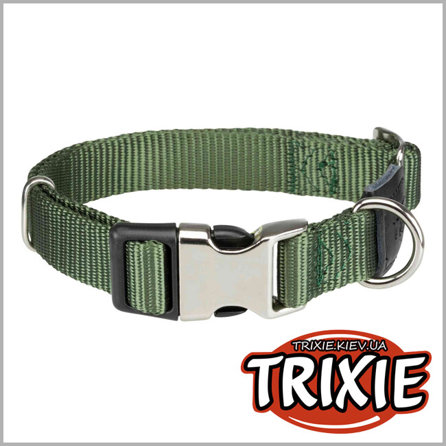 ТРИКСИ Украина - Ошейник Premium-TRIXIE (34–52см/20мм, лесной)