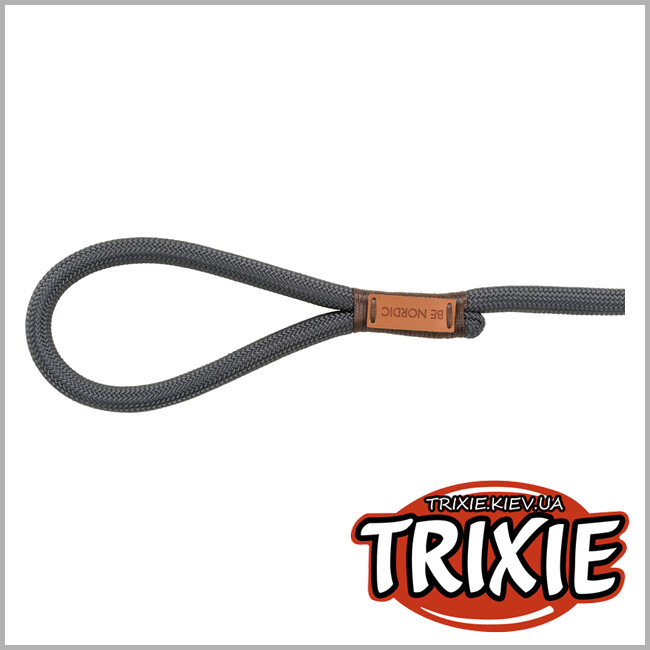 ТРИКСИ Украина - BE NORDIC Поводок  полу-удавка Trixie  Retriever Leash (L-XL: 170cм / 13мм синий/голубой)