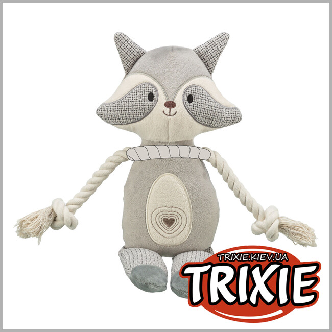 ТРИКСИ Украина - Енот игрушка для животных Trixie (плюш/ткань), 33см
