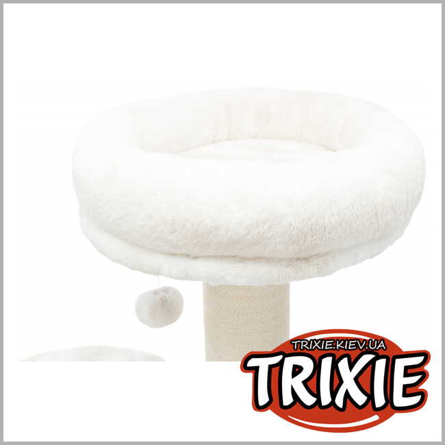 ТРИКСИ Украина - Драпак домик Trixie Nelli Scratching Post (140см  белый/серо-коричневый)