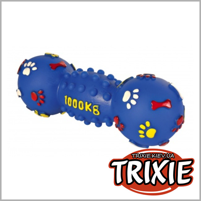 ТРИКСИ Украина - Гантель с пищалкой для собак TRIXIE (Размер: 25см)