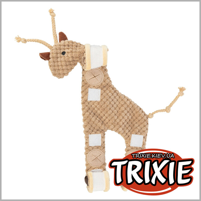 ТРИКСИ Украина - Игрушка-жираф для лакомства Trixie 33418 (плюш), 50см