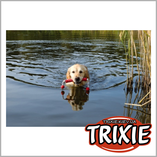 ТРИКСИ Украина - Плавающая игрушка для собак TRIXIE Long Mot (Плавающая 20*42 см)