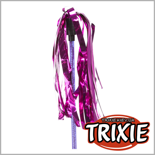 ТРІКСІ Україна - Іграшка палиця з пензликами для кішок Trixie (пластик 48см)