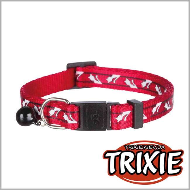ТРИКСИ Украина - Ошейник для кошки TRIXIE - нейлон с рисунком
