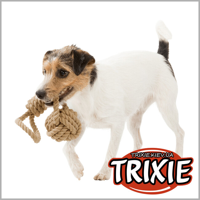 ТРИКСИ Украина - BE NORDIC игровой канат с узлом  Trixie (хлопок 7 / 20 см)