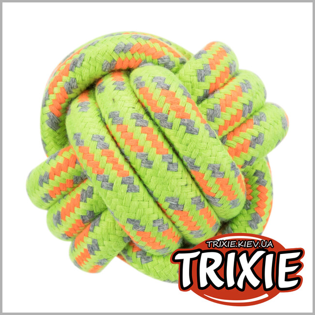 ТРИКСИ Украина - Веревочный мяч TRIXIE (9см)