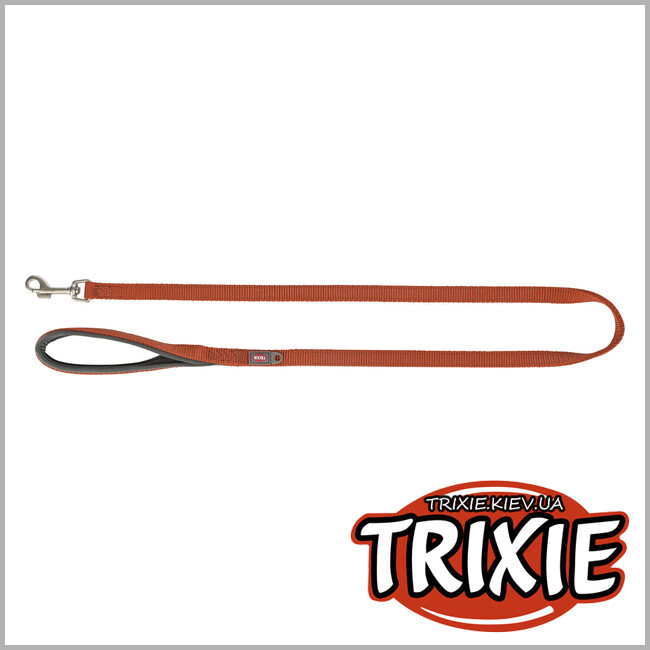 ТРИКСИ Украина - Поводок для собак Trixie 200330 Premium L–XL 1 м 25 мм рыжий