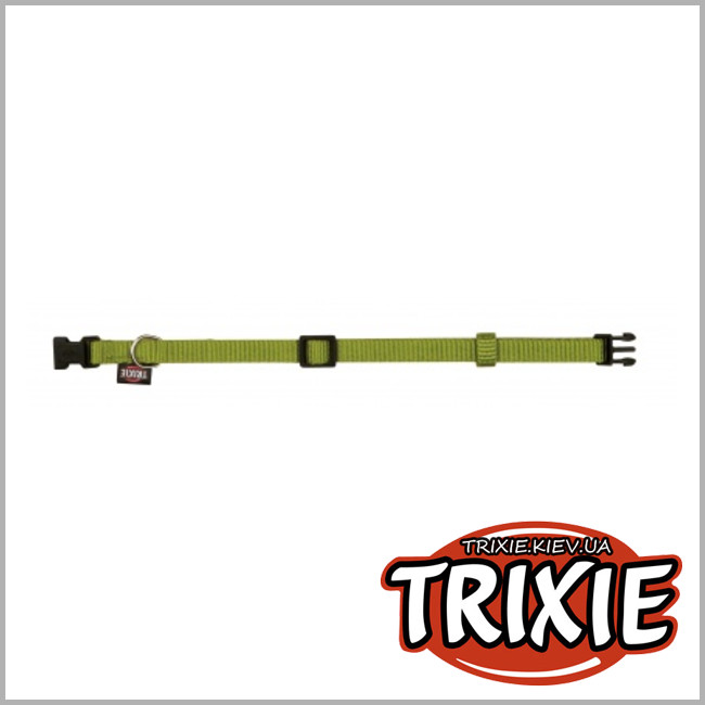 ТРИКСИ Украина - Ошейник для собак TRIXIE - Premium(Размер:22-35см/10мм, Цвет: зелёный)