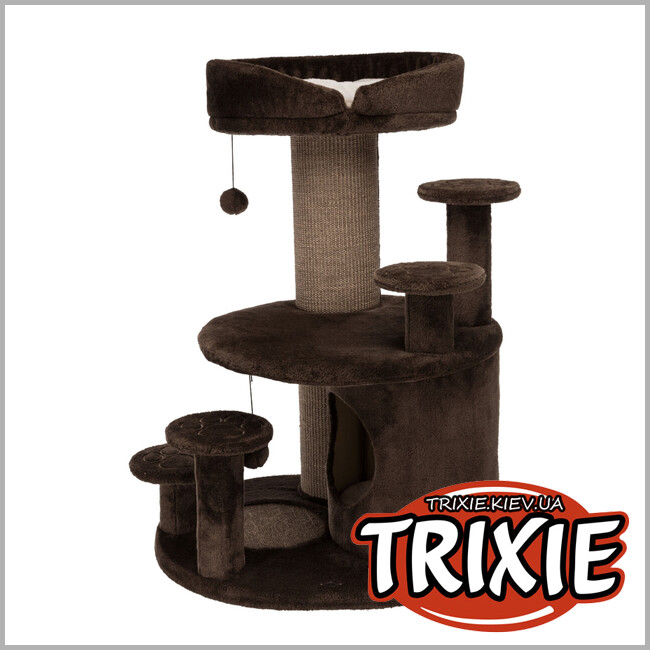 ТРІКСІ Україна - Будиночок-драпак Trixie 44930 "Emil", 96см,коричнев/беж