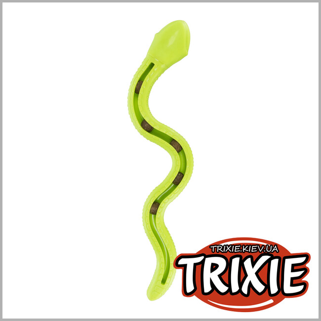 ТРИКСИ Украина - Игрушка змея для лакомств TRIXIE ( термопластичная TRP резина 42 см)